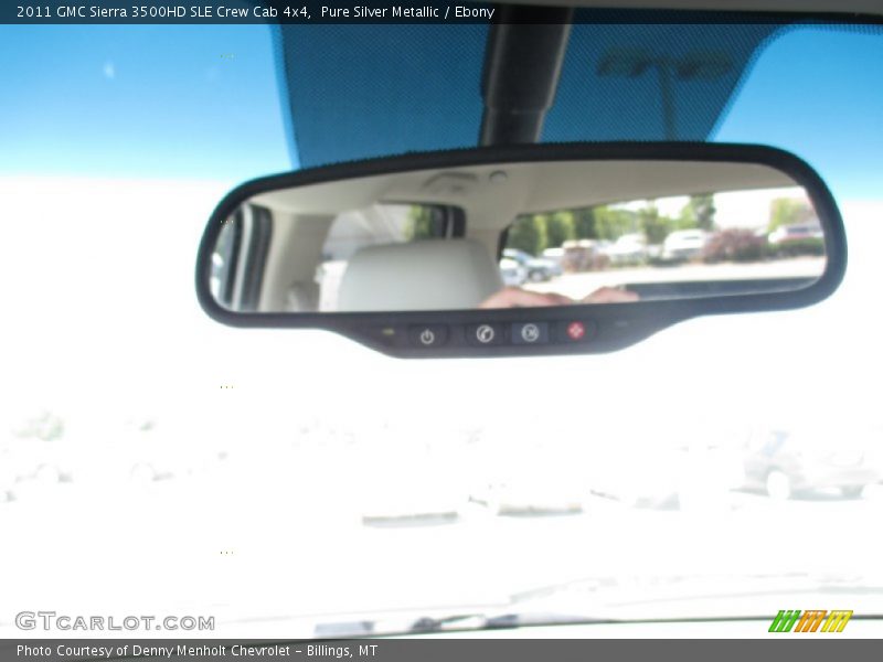 Pure Silver Metallic / Ebony 2011 GMC Sierra 3500HD SLE Crew Cab 4x4