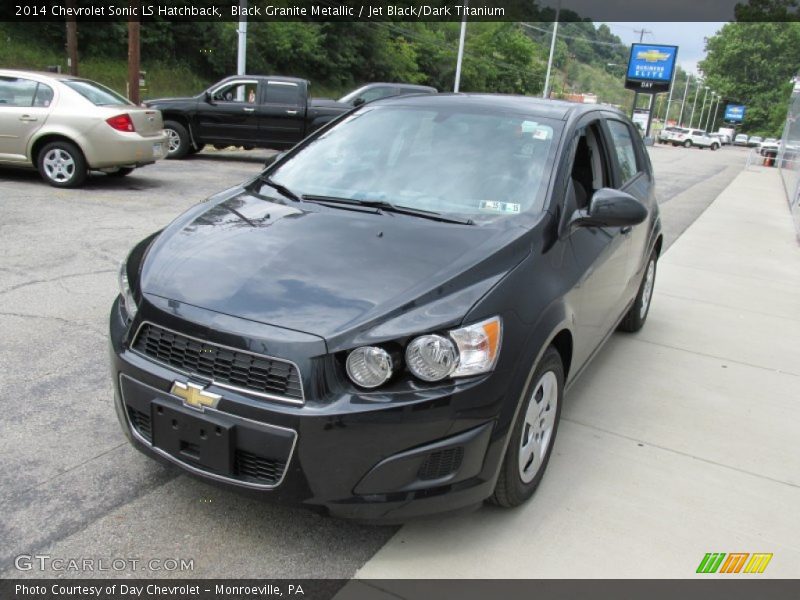 Black Granite Metallic / Jet Black/Dark Titanium 2014 Chevrolet Sonic LS Hatchback