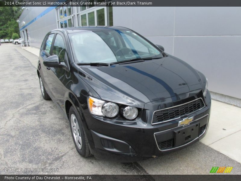 Black Granite Metallic / Jet Black/Dark Titanium 2014 Chevrolet Sonic LS Hatchback