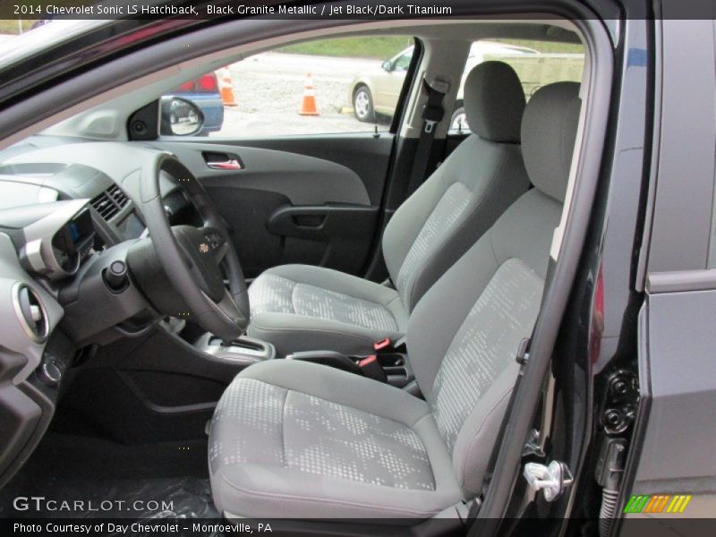 Black Granite Metallic / Jet Black/Dark Titanium 2014 Chevrolet Sonic LS Hatchback
