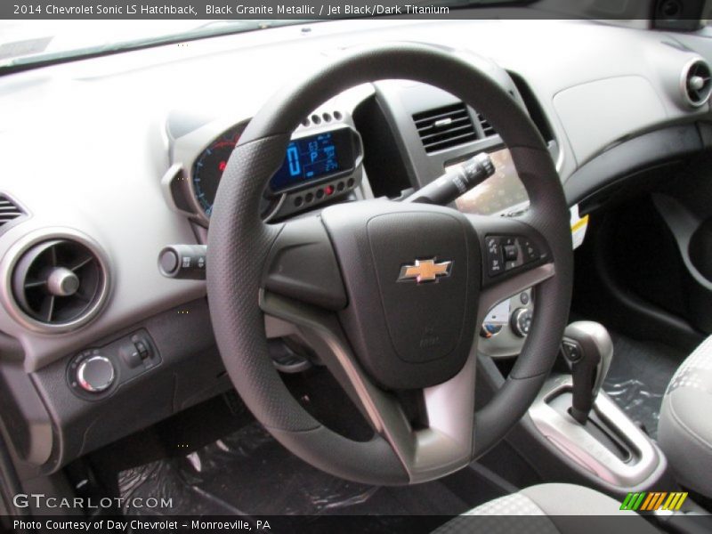 Black Granite Metallic / Jet Black/Dark Titanium 2014 Chevrolet Sonic LS Hatchback