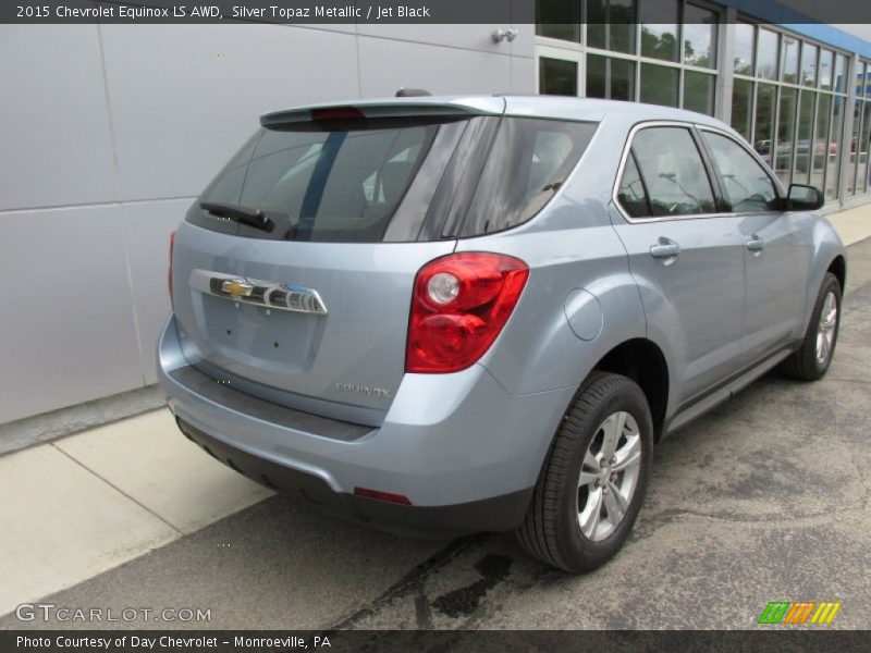 Silver Topaz Metallic / Jet Black 2015 Chevrolet Equinox LS AWD