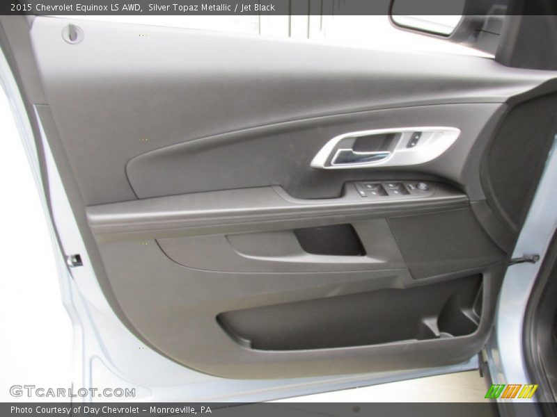 Silver Topaz Metallic / Jet Black 2015 Chevrolet Equinox LS AWD