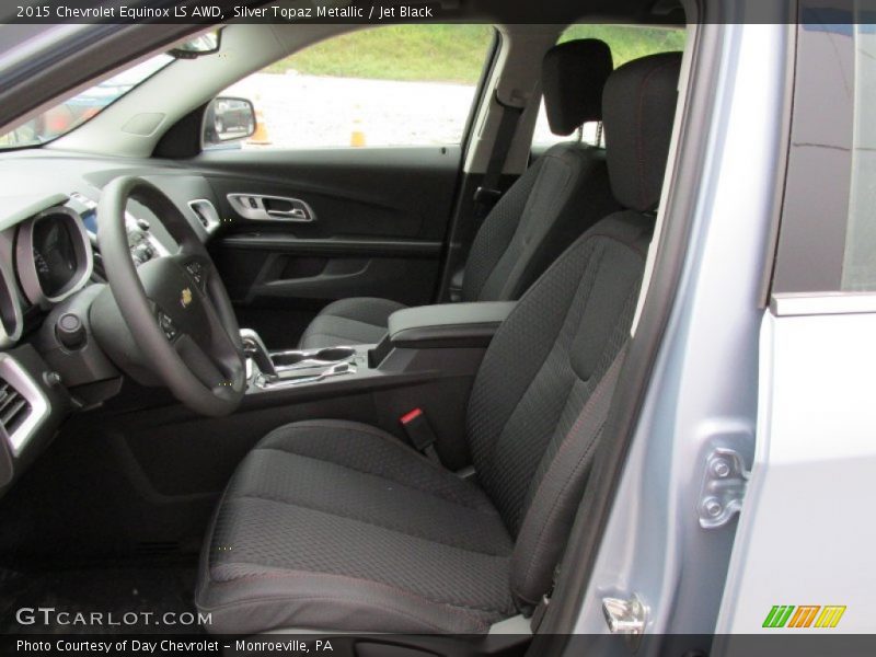 Silver Topaz Metallic / Jet Black 2015 Chevrolet Equinox LS AWD