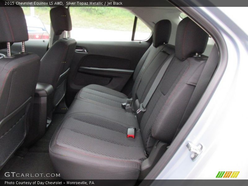 Silver Topaz Metallic / Jet Black 2015 Chevrolet Equinox LS AWD