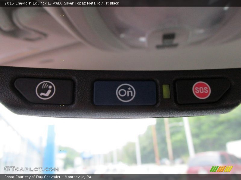 Silver Topaz Metallic / Jet Black 2015 Chevrolet Equinox LS AWD