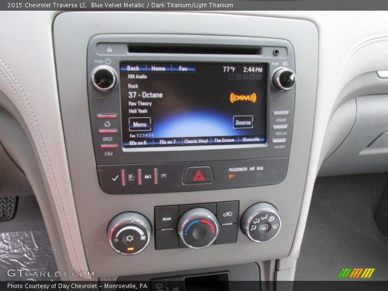 Blue Velvet Metallic / Dark Titanium/Light Titanium 2015 Chevrolet Traverse LS