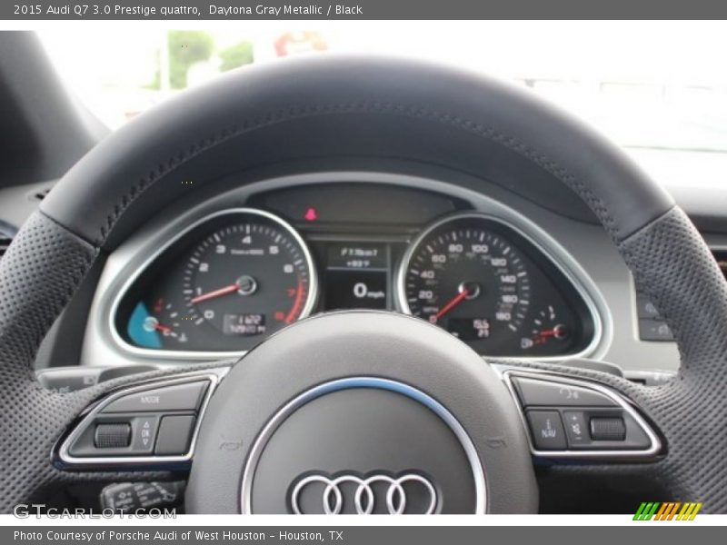 Daytona Gray Metallic / Black 2015 Audi Q7 3.0 Prestige quattro