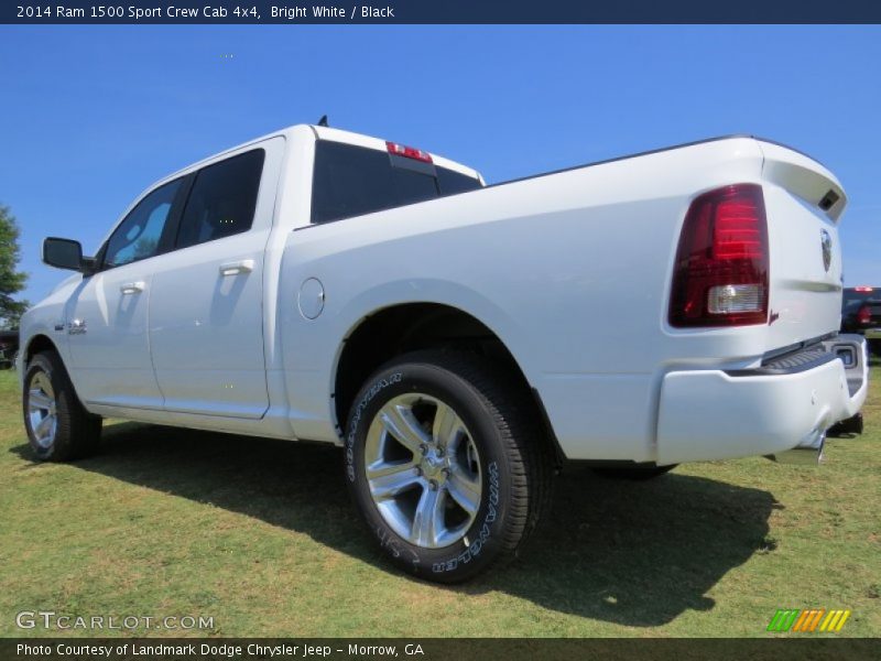 Bright White / Black 2014 Ram 1500 Sport Crew Cab 4x4