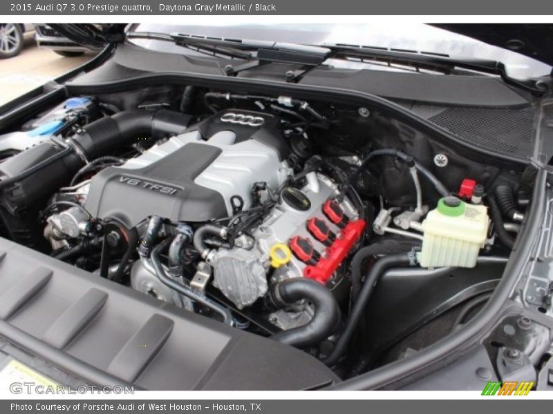 Daytona Gray Metallic / Black 2015 Audi Q7 3.0 Prestige quattro