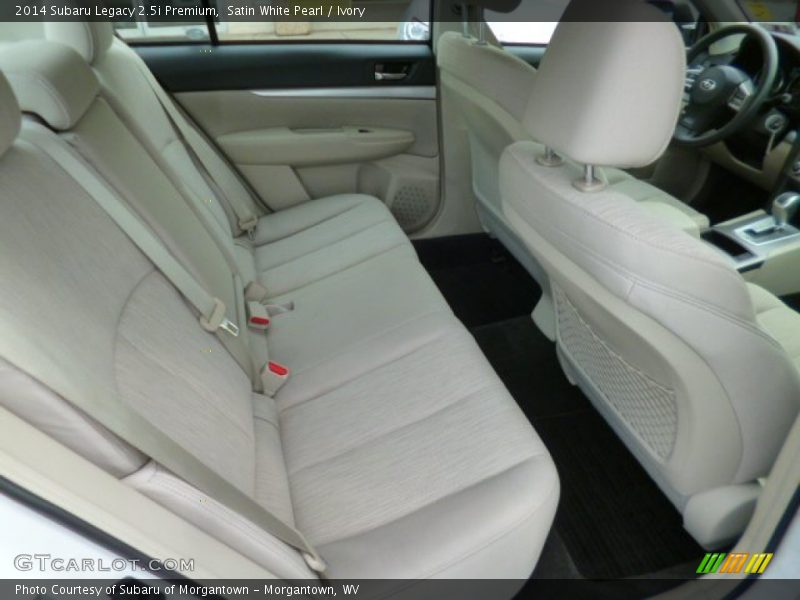 Satin White Pearl / Ivory 2014 Subaru Legacy 2.5i Premium