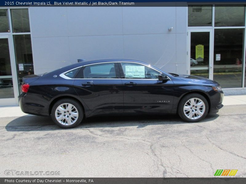 Blue Velvet Metallic / Jet Black/Dark Titanium 2015 Chevrolet Impala LS