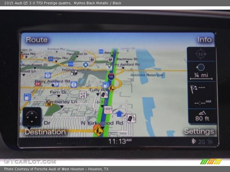 Navigation of 2015 Q5 3.0 TFSI Prestige quattro