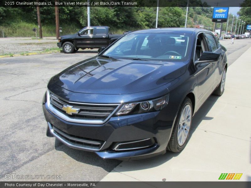 Blue Velvet Metallic / Jet Black/Dark Titanium 2015 Chevrolet Impala LS