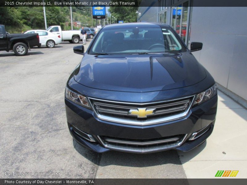 Blue Velvet Metallic / Jet Black/Dark Titanium 2015 Chevrolet Impala LS