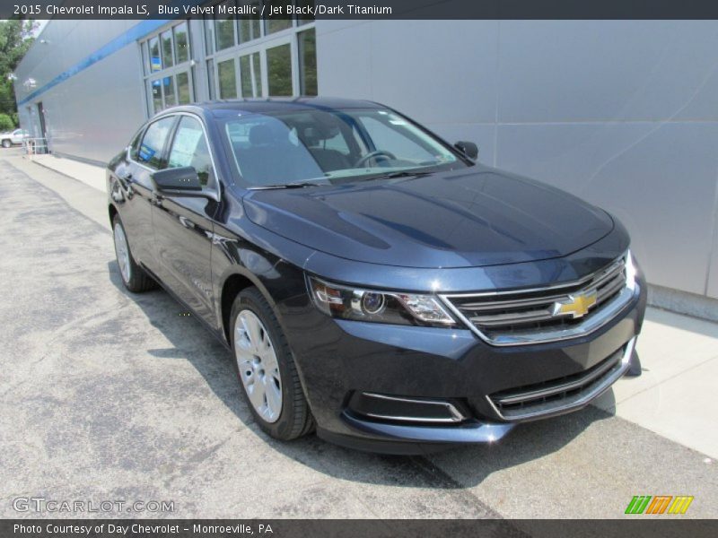 Blue Velvet Metallic / Jet Black/Dark Titanium 2015 Chevrolet Impala LS