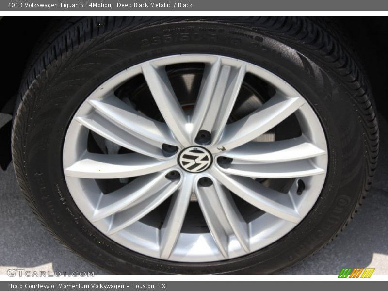 Deep Black Metallic / Black 2013 Volkswagen Tiguan SE 4Motion