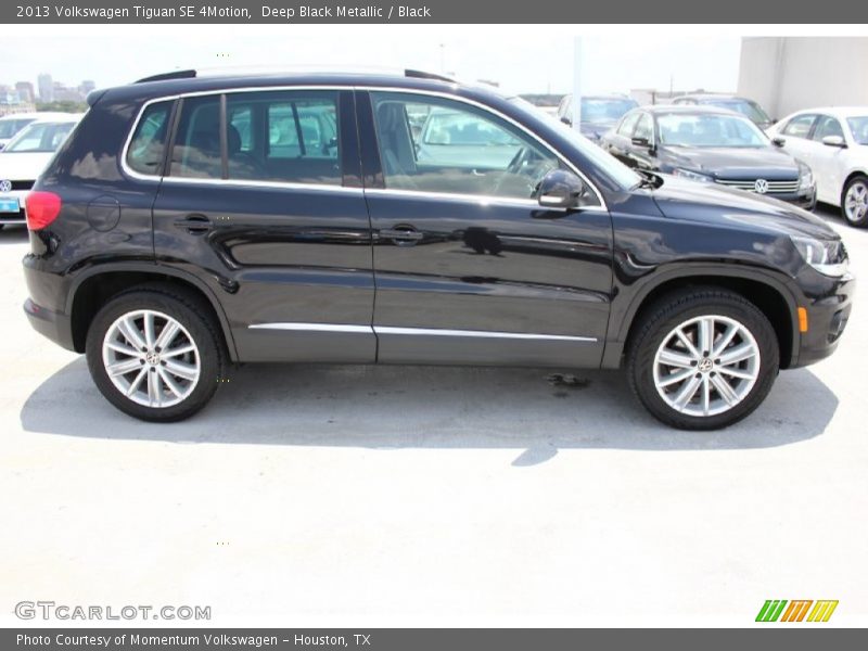 Deep Black Metallic / Black 2013 Volkswagen Tiguan SE 4Motion