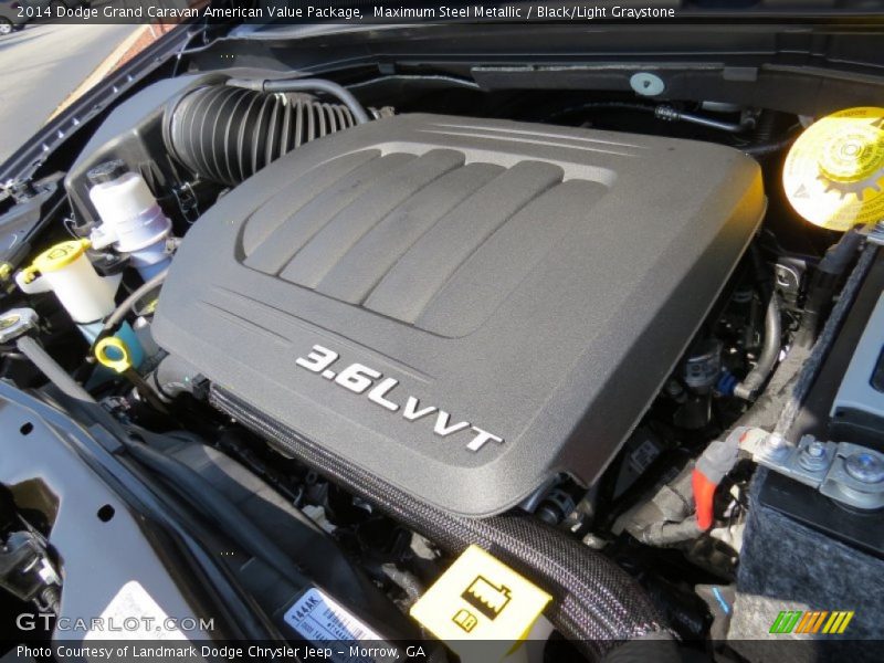 Maximum Steel Metallic / Black/Light Graystone 2014 Dodge Grand Caravan American Value Package