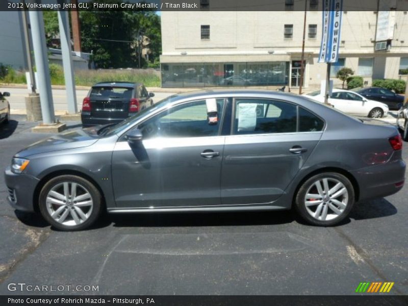 Platinum Gray Metallic / Titan Black 2012 Volkswagen Jetta GLI