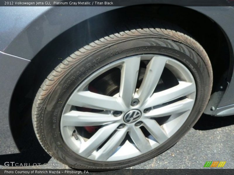 Platinum Gray Metallic / Titan Black 2012 Volkswagen Jetta GLI