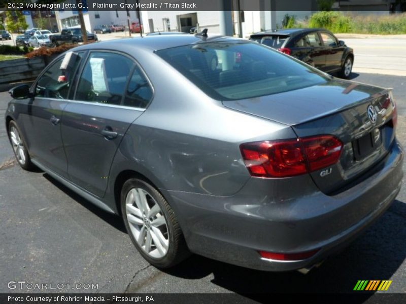 Platinum Gray Metallic / Titan Black 2012 Volkswagen Jetta GLI