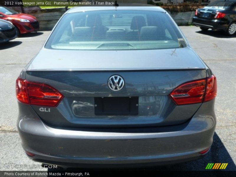 Platinum Gray Metallic / Titan Black 2012 Volkswagen Jetta GLI