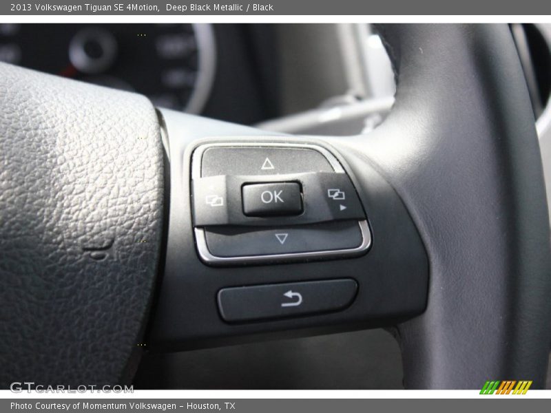 Deep Black Metallic / Black 2013 Volkswagen Tiguan SE 4Motion
