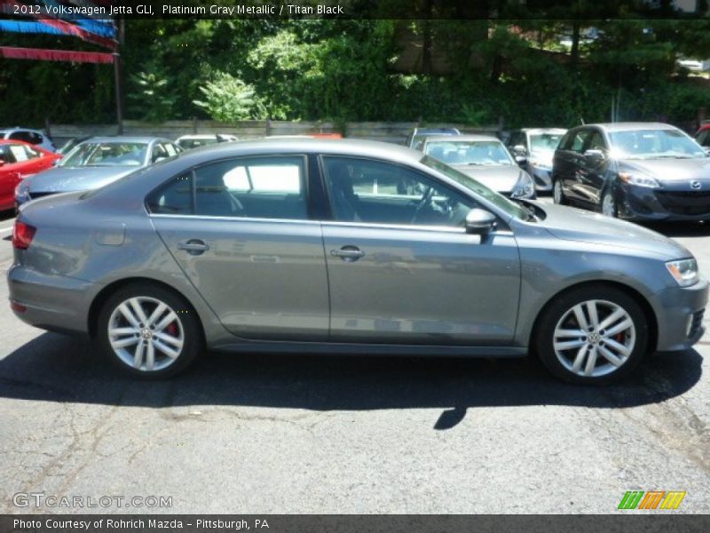 Platinum Gray Metallic / Titan Black 2012 Volkswagen Jetta GLI