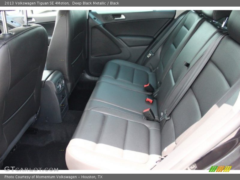Deep Black Metallic / Black 2013 Volkswagen Tiguan SE 4Motion
