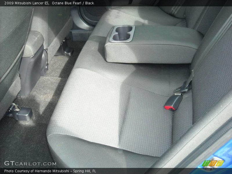 Octane Blue Pearl / Black 2009 Mitsubishi Lancer ES