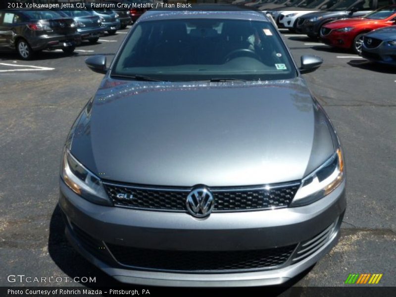 Platinum Gray Metallic / Titan Black 2012 Volkswagen Jetta GLI