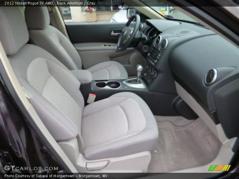 Black Amethyst / Gray 2012 Nissan Rogue SV AWD