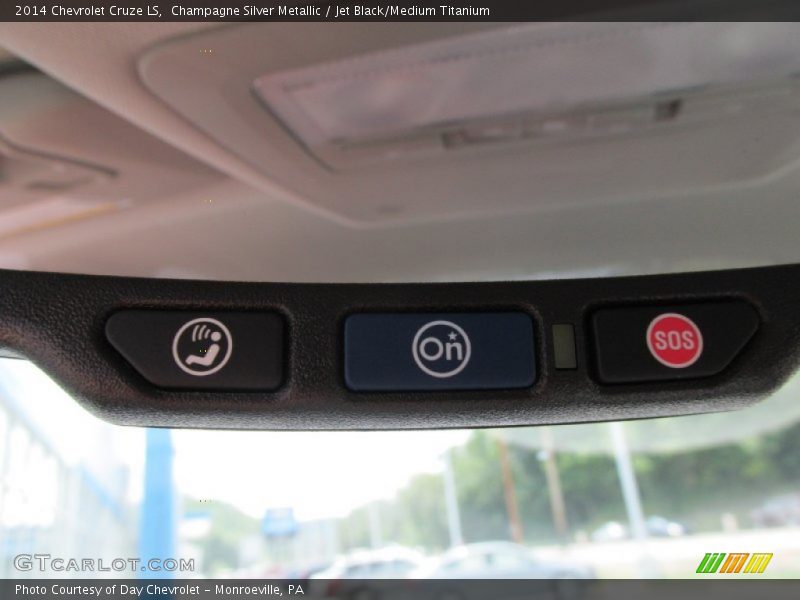 Champagne Silver Metallic / Jet Black/Medium Titanium 2014 Chevrolet Cruze LS