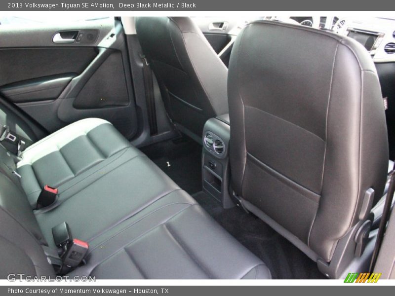 Deep Black Metallic / Black 2013 Volkswagen Tiguan SE 4Motion