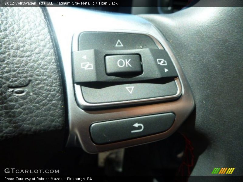 Platinum Gray Metallic / Titan Black 2012 Volkswagen Jetta GLI