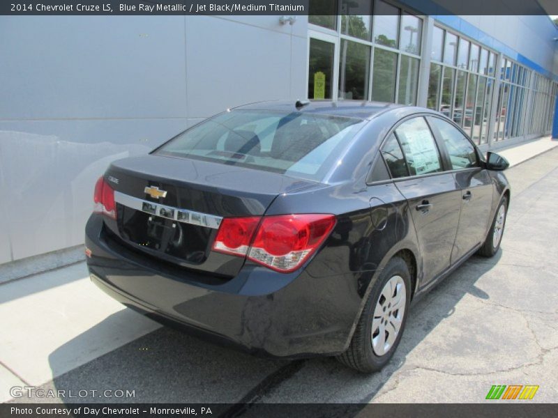 Blue Ray Metallic / Jet Black/Medium Titanium 2014 Chevrolet Cruze LS