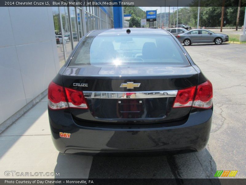 Blue Ray Metallic / Jet Black/Medium Titanium 2014 Chevrolet Cruze LS