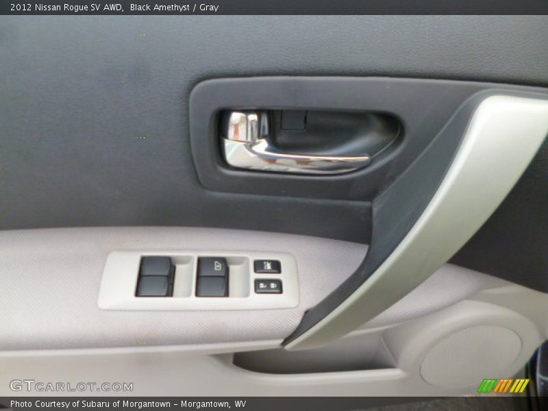Black Amethyst / Gray 2012 Nissan Rogue SV AWD