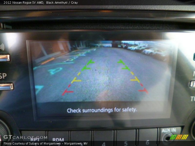 Black Amethyst / Gray 2012 Nissan Rogue SV AWD