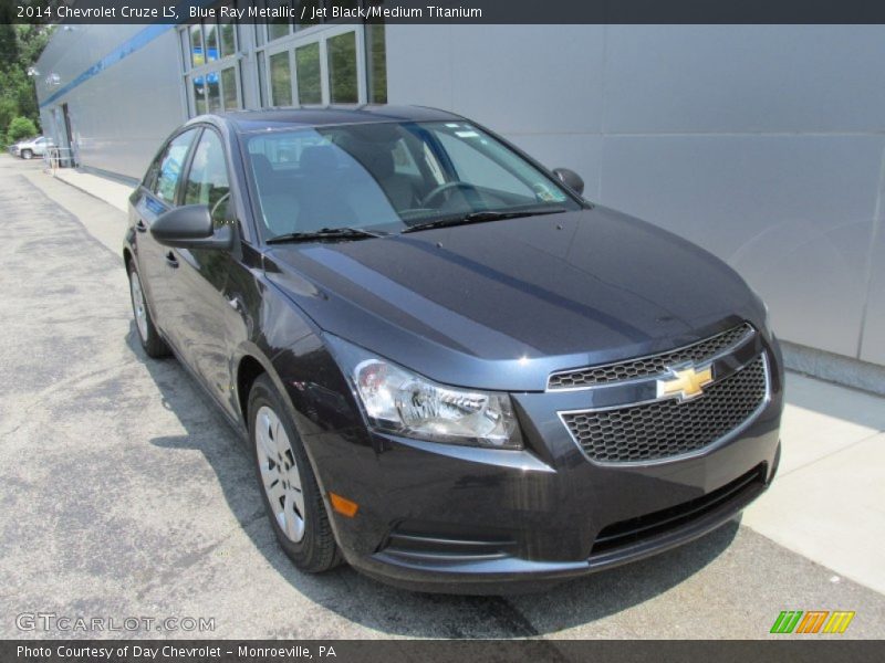 Blue Ray Metallic / Jet Black/Medium Titanium 2014 Chevrolet Cruze LS