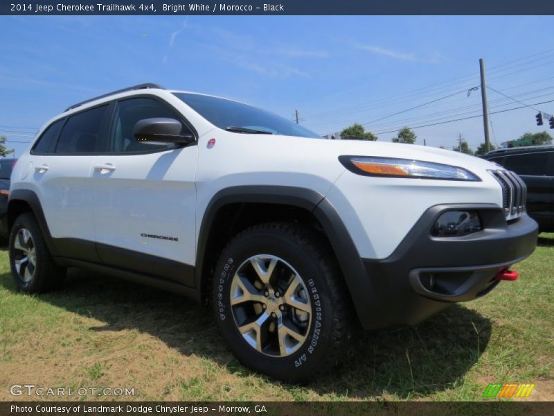 Bright White / Morocco - Black 2014 Jeep Cherokee Trailhawk 4x4