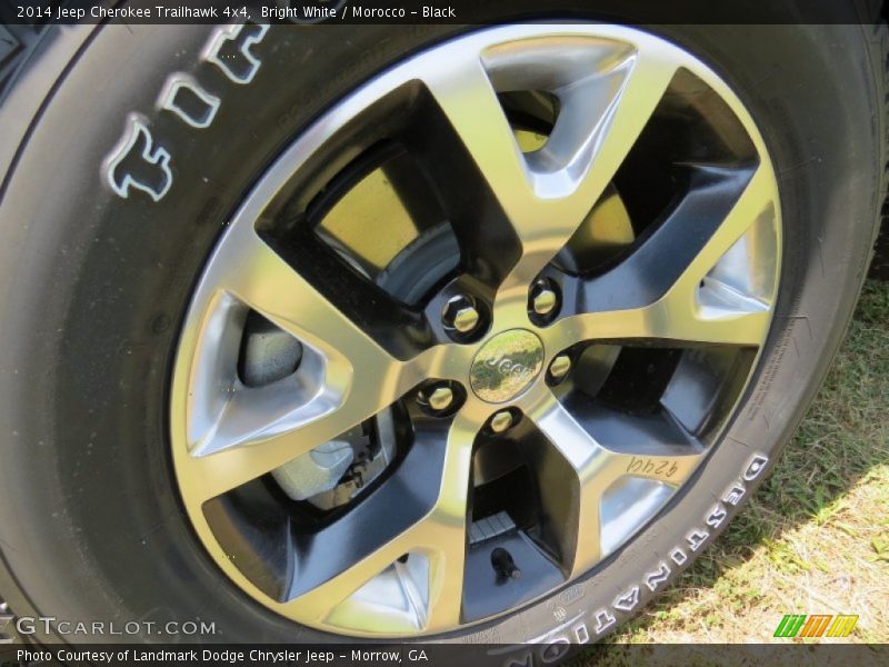 Bright White / Morocco - Black 2014 Jeep Cherokee Trailhawk 4x4