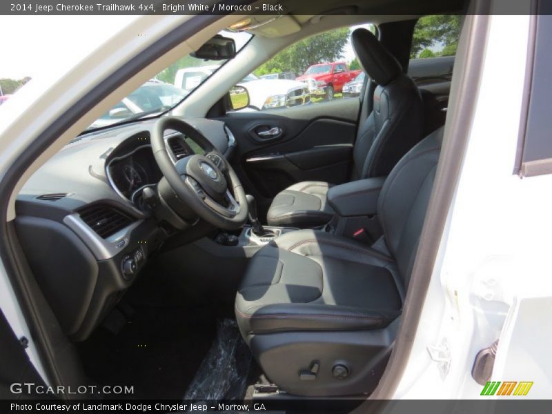 Bright White / Morocco - Black 2014 Jeep Cherokee Trailhawk 4x4