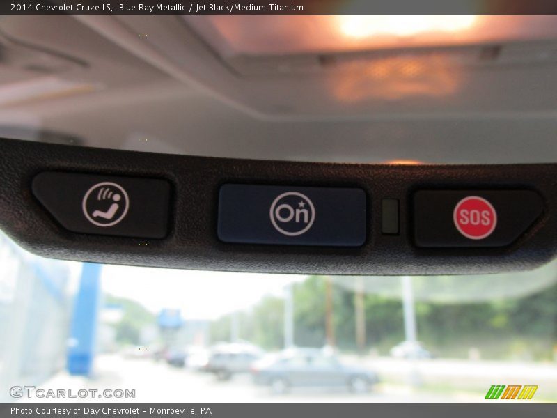 Blue Ray Metallic / Jet Black/Medium Titanium 2014 Chevrolet Cruze LS