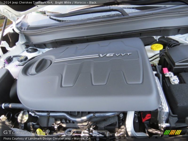 Bright White / Morocco - Black 2014 Jeep Cherokee Trailhawk 4x4