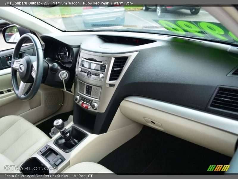 Dashboard of 2011 Outback 2.5i Premium Wagon