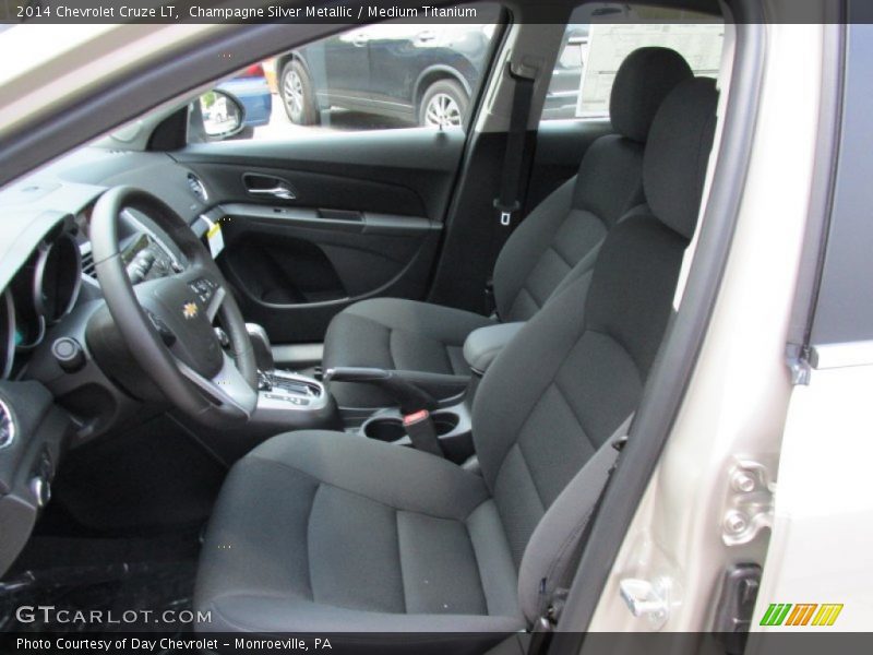 Champagne Silver Metallic / Medium Titanium 2014 Chevrolet Cruze LT