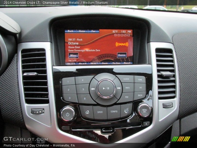 Champagne Silver Metallic / Medium Titanium 2014 Chevrolet Cruze LT
