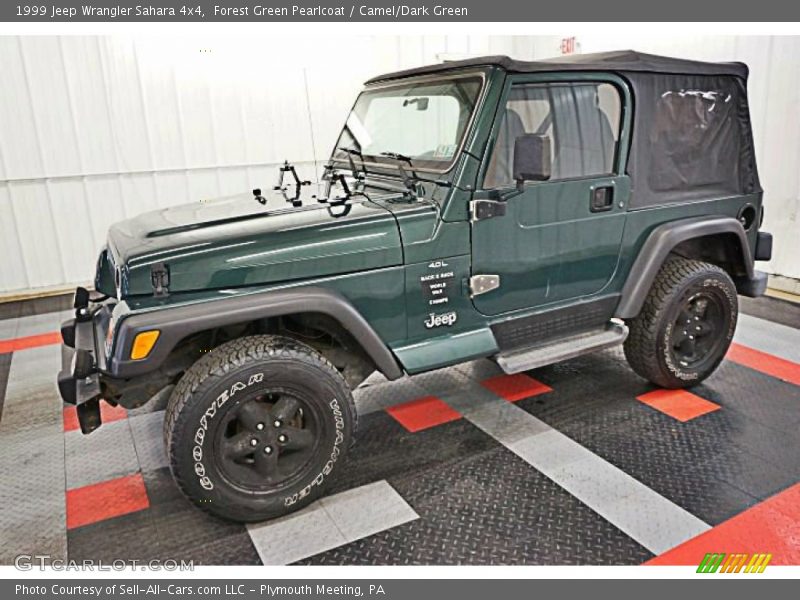 Forest Green Pearlcoat / Camel/Dark Green 1999 Jeep Wrangler Sahara 4x4